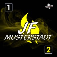 Basecap | Jugendfeuerwehr JF Flamme mit Ortsname | BACKDRA 3