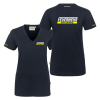 T-Shirt V-Neck Frauen | HAKRO 126 | Feue gallery
