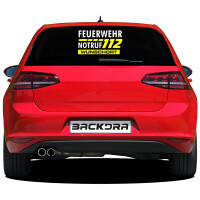 Aufkleber Fahrzeug | Feuerwehr Notruf 11 gallery