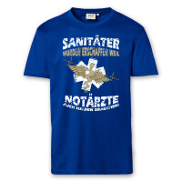 T-Shirt Männer | Sanitäter vs. Notarzt | BACKDRA 7