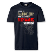 T-Shirt Männer | Rauchmelder - Küche einparken | B