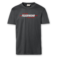 T-Shirt Männer | HAKRO 292 | Feuerwehr red line semper 