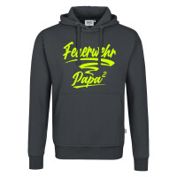 Hoodie - Kapuzenpulli | Feuerwehrpapa Kinderanzahl | BACKDRA