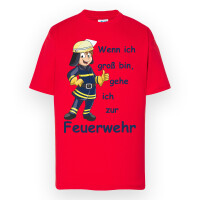 Kinder T-Shirt | Kids on fire wenn ich groß bin gehe i