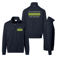 1/4 Zip Kragenpullover unisex | HAKRO 45 gallery