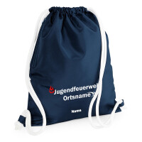 Turnbeutel | Gymbag | Jugendfeuerwehr mit Ortsname Modell...