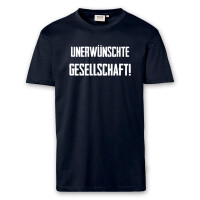 T-Shirt Männer | Fun Shirt unerwünschte Gesellscha