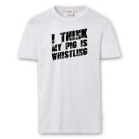 T-Shirt Männer | Fun Shirt  Denglisch I think my pig is