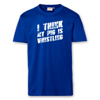 T-Shirt Männer | Fun Shirt  Denglisch I think my pig is