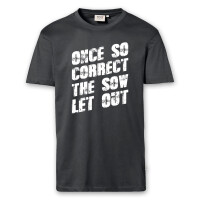 T-Shirt Männer | Fun Shirt  Denglisch Once so correct t
