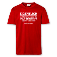 T-Shirt Männer | Fun Shirt Weltherrschaft es regnet | B