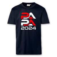 T-Shirt Männer | Fun Shirt Papa seit | Jahr frei w&auml