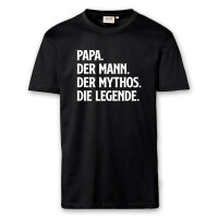 T-Shirt Männer | Fun Shirt Weltbester Papa Mann Mythos 