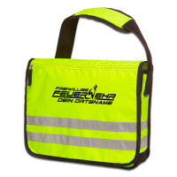 Reflective Messenger-Tasche | FF KF JF Feuerwehr Flamme...