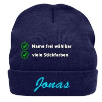 Wintermütze bestickt Dein Name | BA gallery